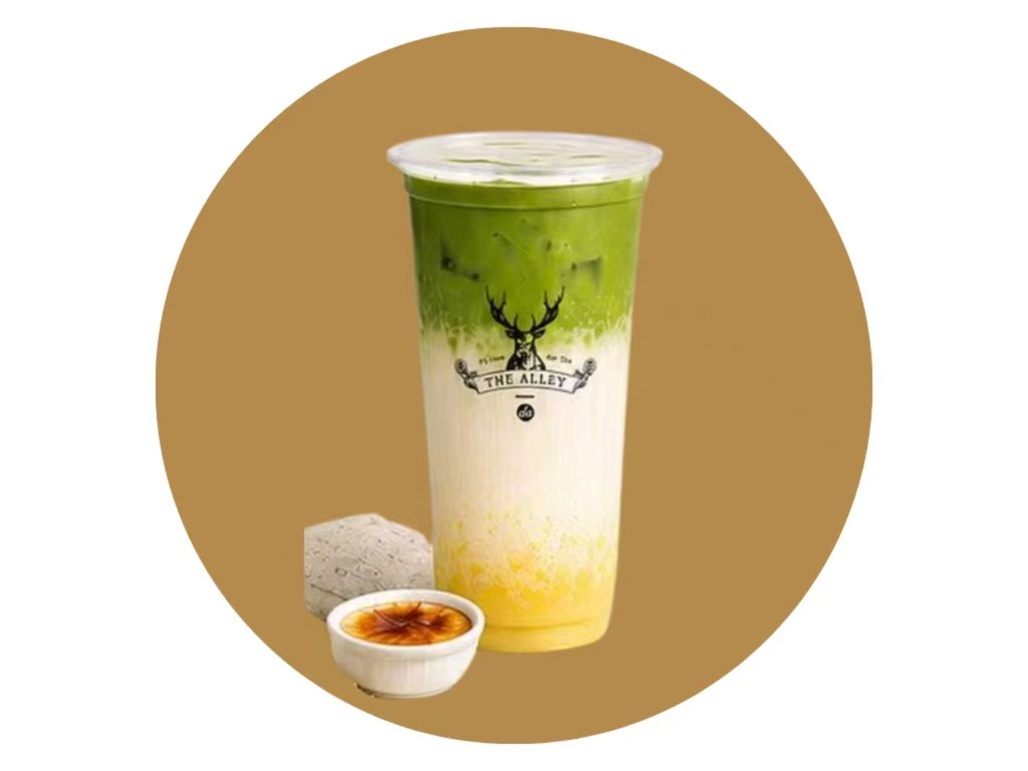 Crème Brûlée Matcha Latte