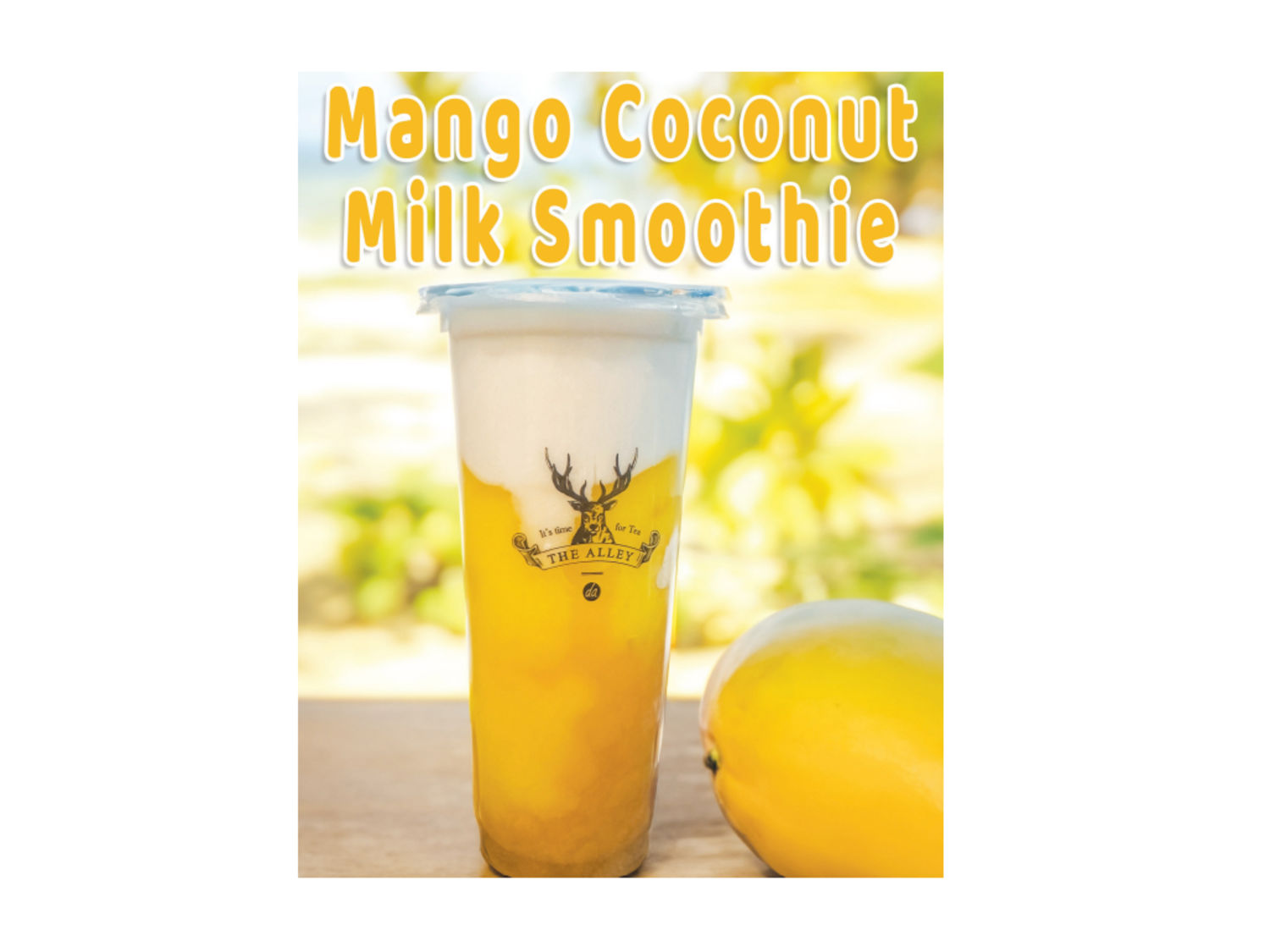 Mango Coconut Milk Smoothie