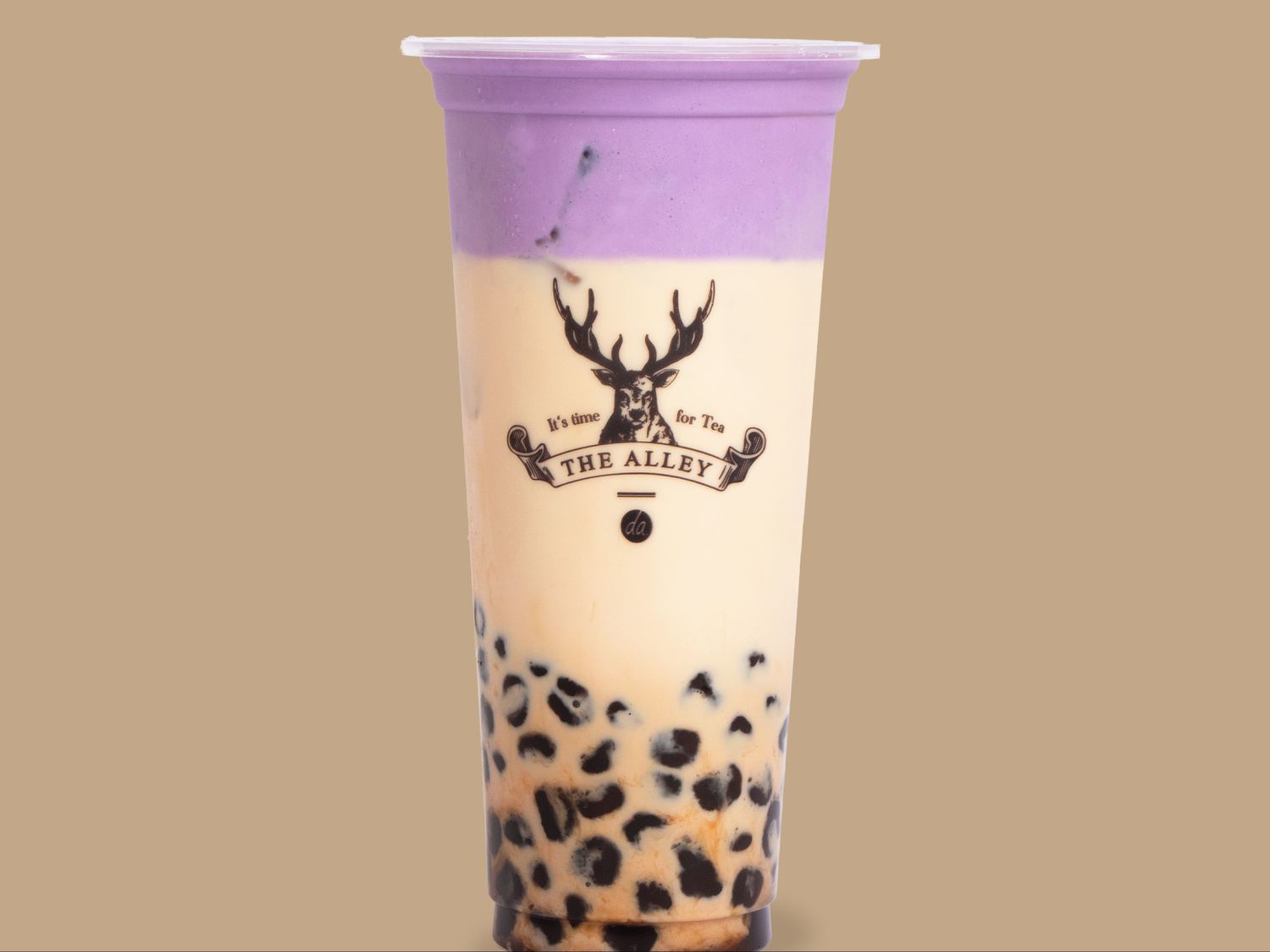 Ube Brown Sugar Boba Green Milk Tea