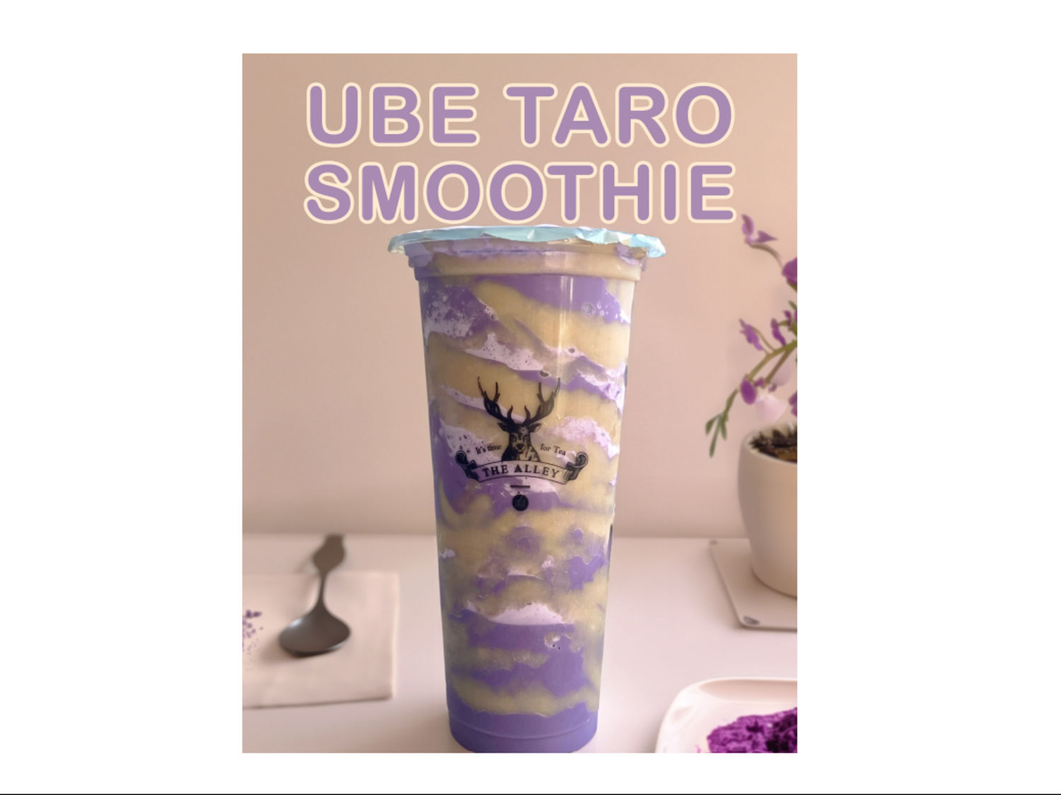 Ube Taro Coconut Smoothie